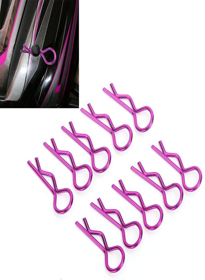LZKW RC Car Shell Body Clips, RC Body Clips Portable for 1/6 RC Car for 1/10 RC Car for 1/5 RC Car for 1/8 RC Car(Purple) - Image 1